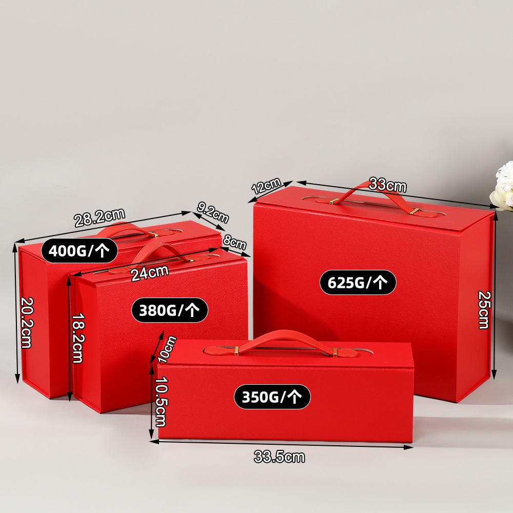 Caja plegable de una pieza de alta calidad, embalaje de regalo de vacaciones, caja de embalaje de joyería portátil de alta gama, caja de regalo de joyería