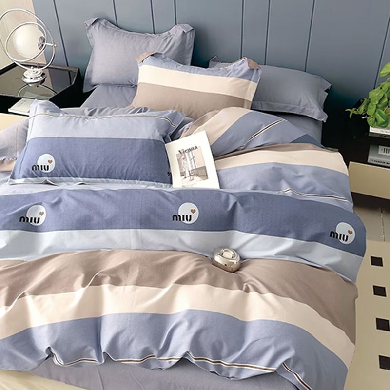 100% algodón colcha cubierta de colcha una sola pieza 150x200x230 algodón cuatro estaciones colcha universal cama de cuatro piezas set4