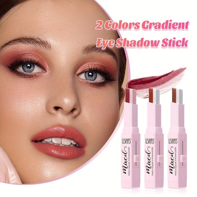 (Caja de presentación) Bolígrafo de sombra de ojos de dos colores explosivo de punto transfronterizo con 24 cajas FS437F