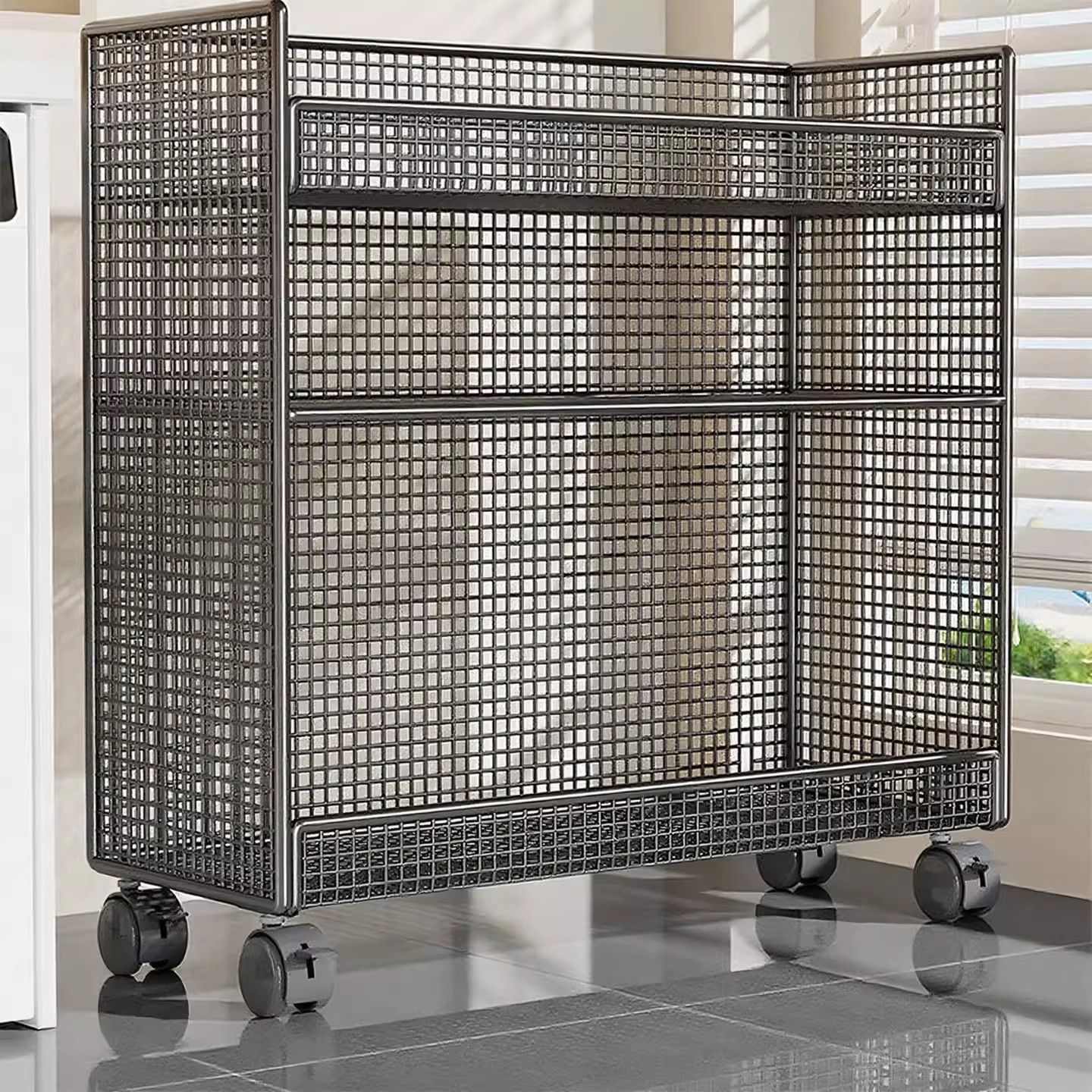 Balcony Floor-Standing Laundry Detergent Bathroom Storage Rack Washing Powder Toilet Toilet Washing Machine Bathroom Storage Shelf