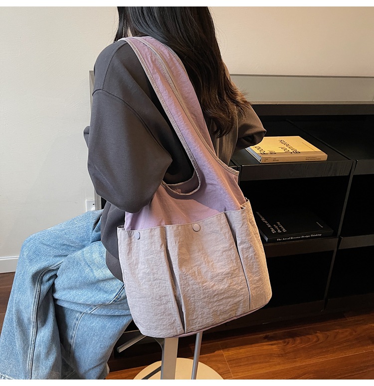 Sac à main bandoulière femme multi-poches décontracté léger_voghion.com