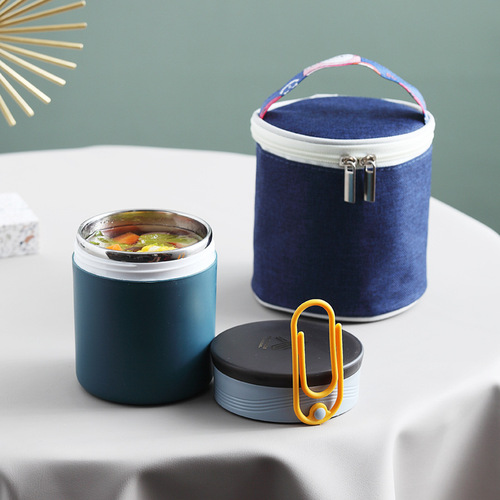 INS Internet celebrity soup cup insulation bag thickened aluminum foil Oxford cloth insulation bag portable water cup handbag insulation bag