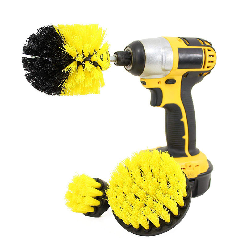 Suministro transfronterizo cepillo de limpieza de automóviles taladro eléctrico cepillo traje cocina baño piso pulido cepillo de lavado de coches cepillo para el hogar