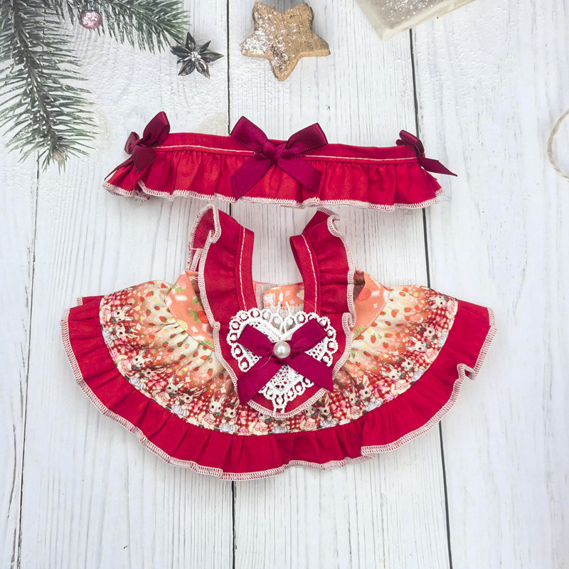 Muñeca de algodón spot 10cm 20cm 40cm de alto valor facial vestido de princesa adorable vestido para el fabricante al por mayor