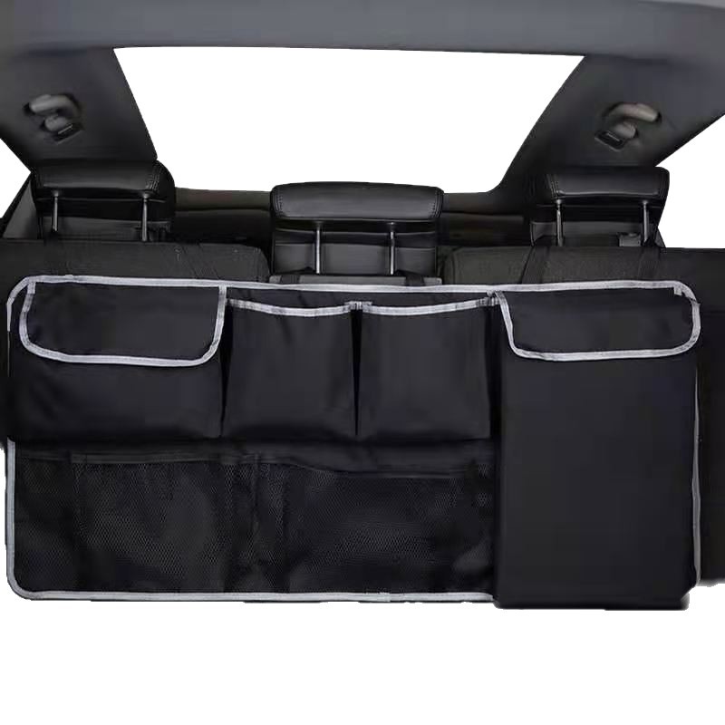 Bolsa de almacenamiento del asiento trasero del automóvil al por mayor Oxford bolsa de almacenamiento colgante bolsa de tela de Oxford