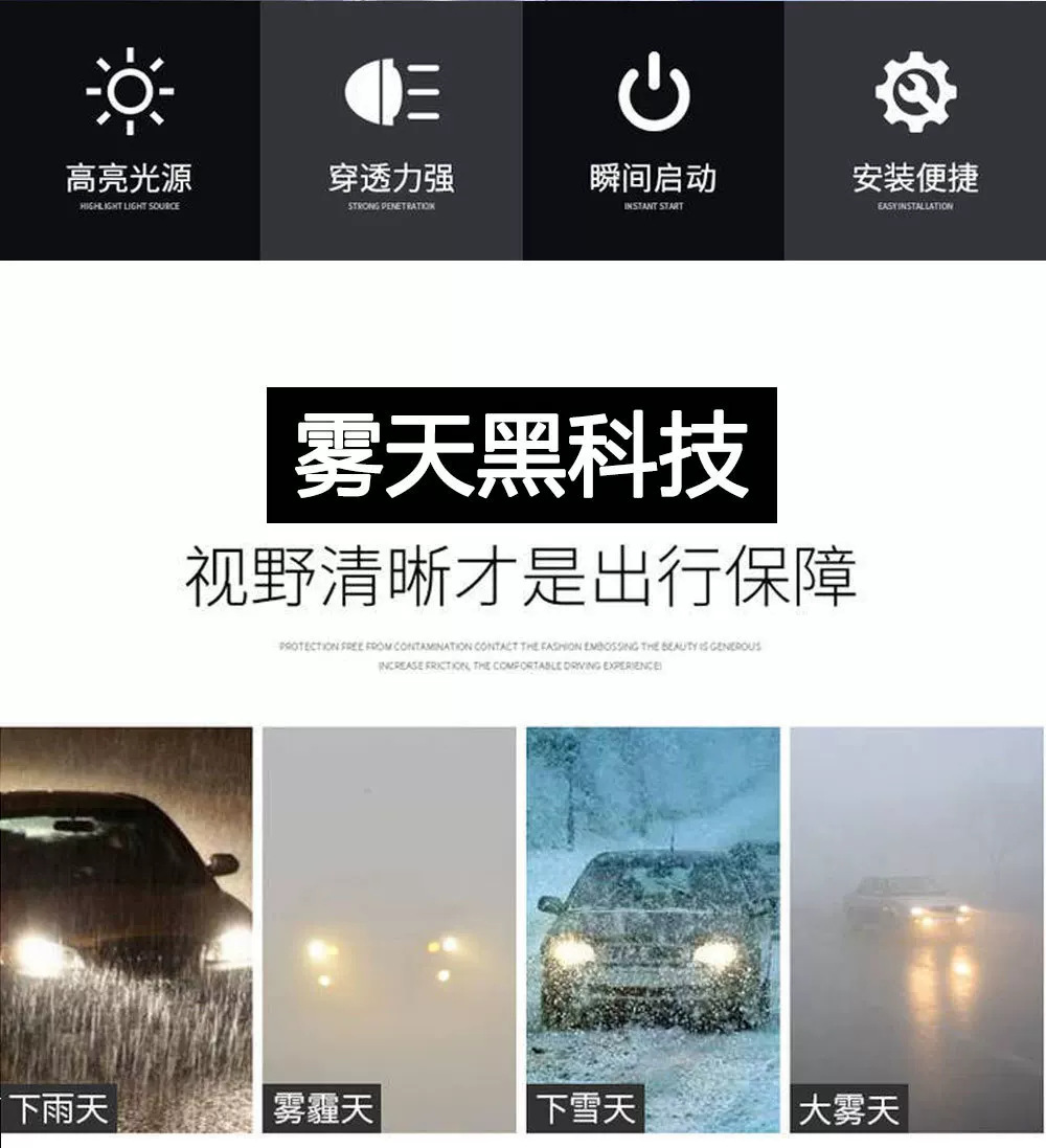 Cross-Border Hot-Selling Car Lights, Plug-In H7H11 Ultra-Bright Spotlight Mini-Sized Car Led Headlights, Dropshipping Available