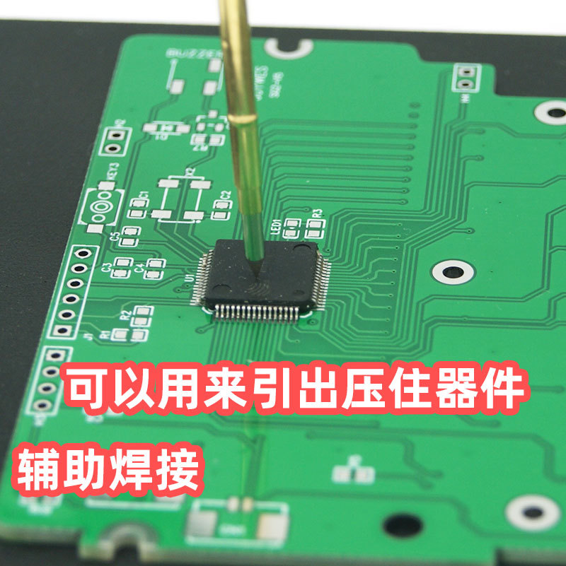 Componentes del módulo de chip IC placa de circuito CPU PCB soldadura fabricación electrónica sonda de prueba fija Prensa aguja quema