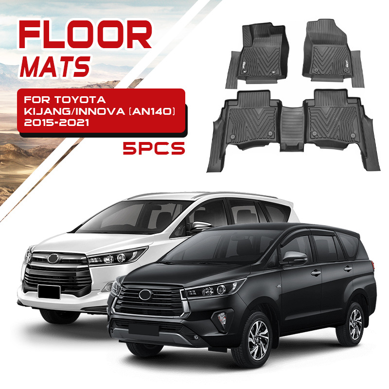 Adecuado para Toyota Innova Kijang, timón derecho, alfombrilla especial para automóvil, alfombrilla impermeable 5D TPE