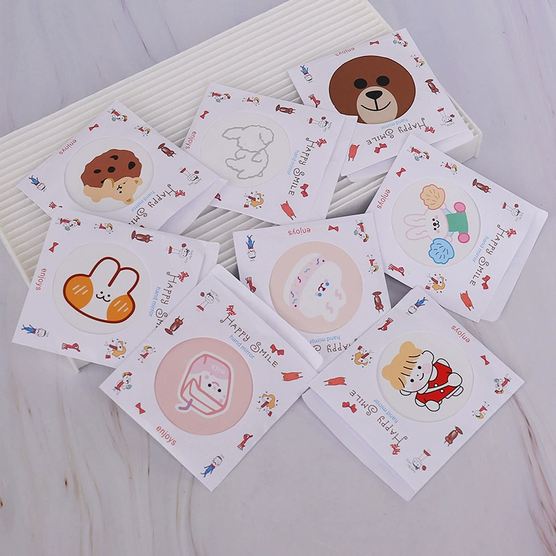 Милое маленькое зеркало, женское зеркало для макияжа, стильное зеркало в стиле инс, портативное маленькое ручное зеркало для макияжа для студентов.