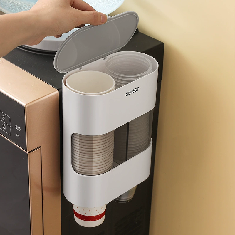 Paper cup rack picking a one -time cup water cup storage artifact water dispenser automatic cup setting shelf