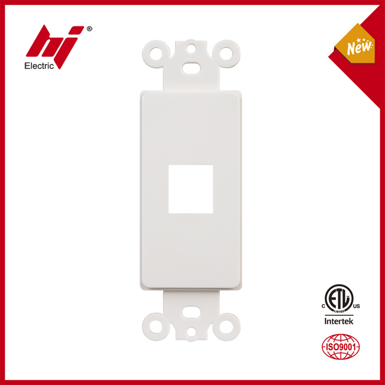 美式面板 120型美式信息面板 120美式网络面板 单口RJ45网络面板