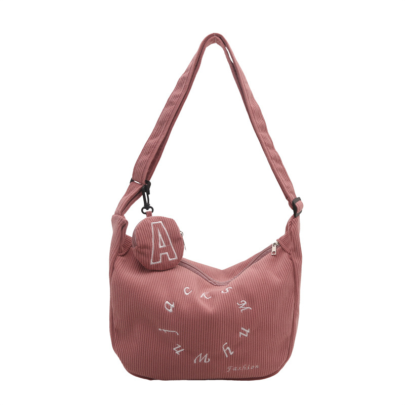 2024 invierno nuevo diseño de nicho bolso de alta capacidad bolso de hombro de moda simple bolso de mensajero de ocio de estilo occidental