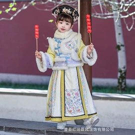 童汉服;童套装;汉服套装