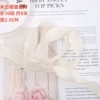 Pleated beige ribbon width 2.5CM