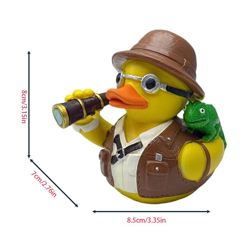 Nuevo producto transfronterizo, Pato Vegetal de Diseño Peculiar, Artesanía de Resina de Pato Vegetariano