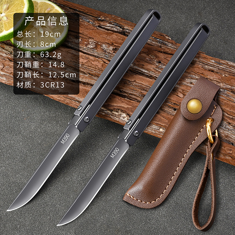 Cuchillo de acero de Damasco cuchillo de fruta portátil cuchillo de fruta portátil cuchillo afilado al aire libre de alta dureza Yangjiang