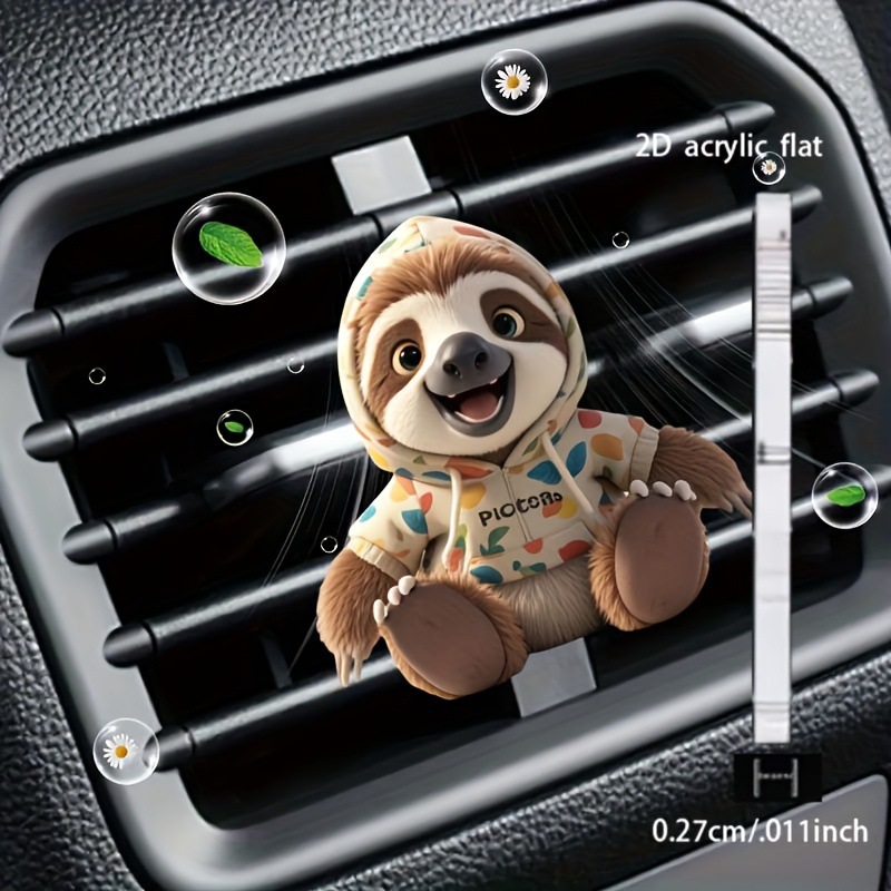 新款亚克力平面汽车车内空调出风口香薰装饰夹车载香水