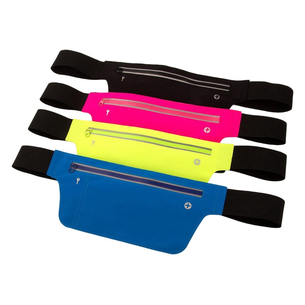 Multi-functional Sports Portable Mobile Phone Bag Men's and Women's Personal Anti-theft Waist Bag Outdoor Casual Lycra Running Waist Bag for Women