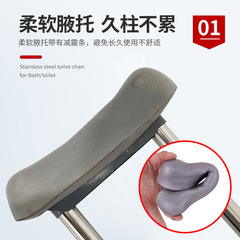 Manufacturer's underarm crutch with multi-position adjustable telescopic rehabilitation walking cane, single-rise aluminum alloy stainless steel crutch