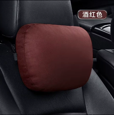 Seat Headrest, Lumbar Support, Headrest - burgundy-headrest