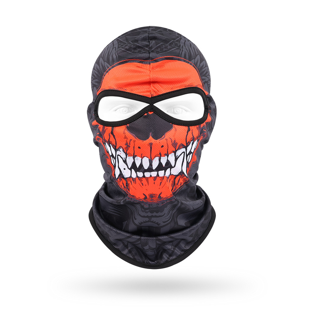 Motocicleta bicicleta equipo sudor absorbente transpirable cráneo cubierta deportes al aire libre collar ciclismo pesca máscara de protección solar