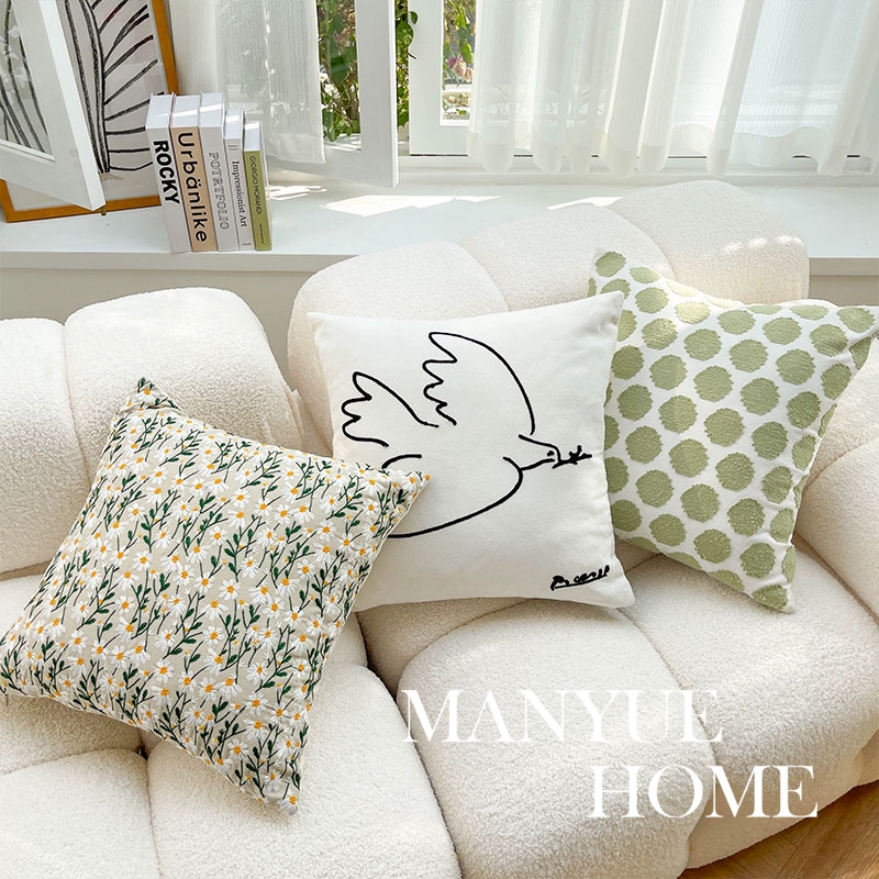 Шкаф Nordic INS Wind Room Sofa Embroidery Pillow Pillow Cushion Sample Room bedside bedside Cushioning waist pillow without core