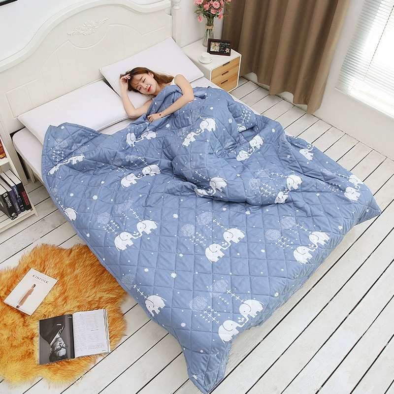 Летнее охлаждающее одеяло, одеяло для кондиционера, тонкое летнее одеяло для дома (односпальное/двуспальное), детское летнее одеяло, подарочное одеяло, можно стирать в машине, цвет «звездное небо», узор «звездное небо».