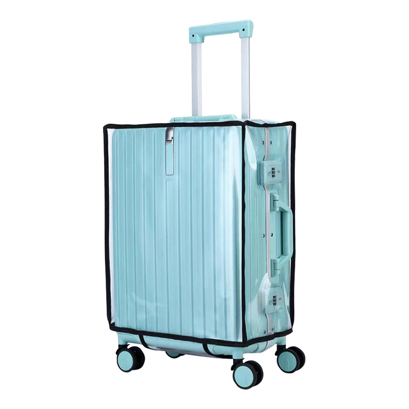 Fuente de la fábrica PVC gruesa maleta impermeable cubierta de polvo de equipaje cubierta protectora caja de la carretilla cubierta de la caja transparente