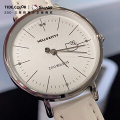 ZGO Sanrio Hello Kitty watch women's simple niche design ins style junior and high school students waterproof quartz watch women