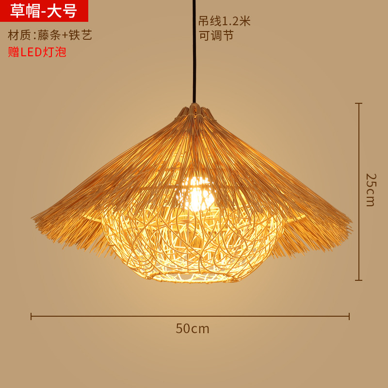 竹ランタンシャンデリア新しい中華レストラン竹アートランプショップ商業ケータリング禅茶室日本製織物ランプシェード|undefined