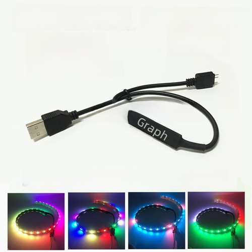 Convert ARGB 5V3 pin to SATA power supply motherboard interface 12V 4-pin RGB to power large 4P manual LED controller