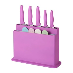 Factory Direct Sales Stainless Steel Kitchen Knife Set Pp Plastic Classification Cutting Board Knife Gift Set
