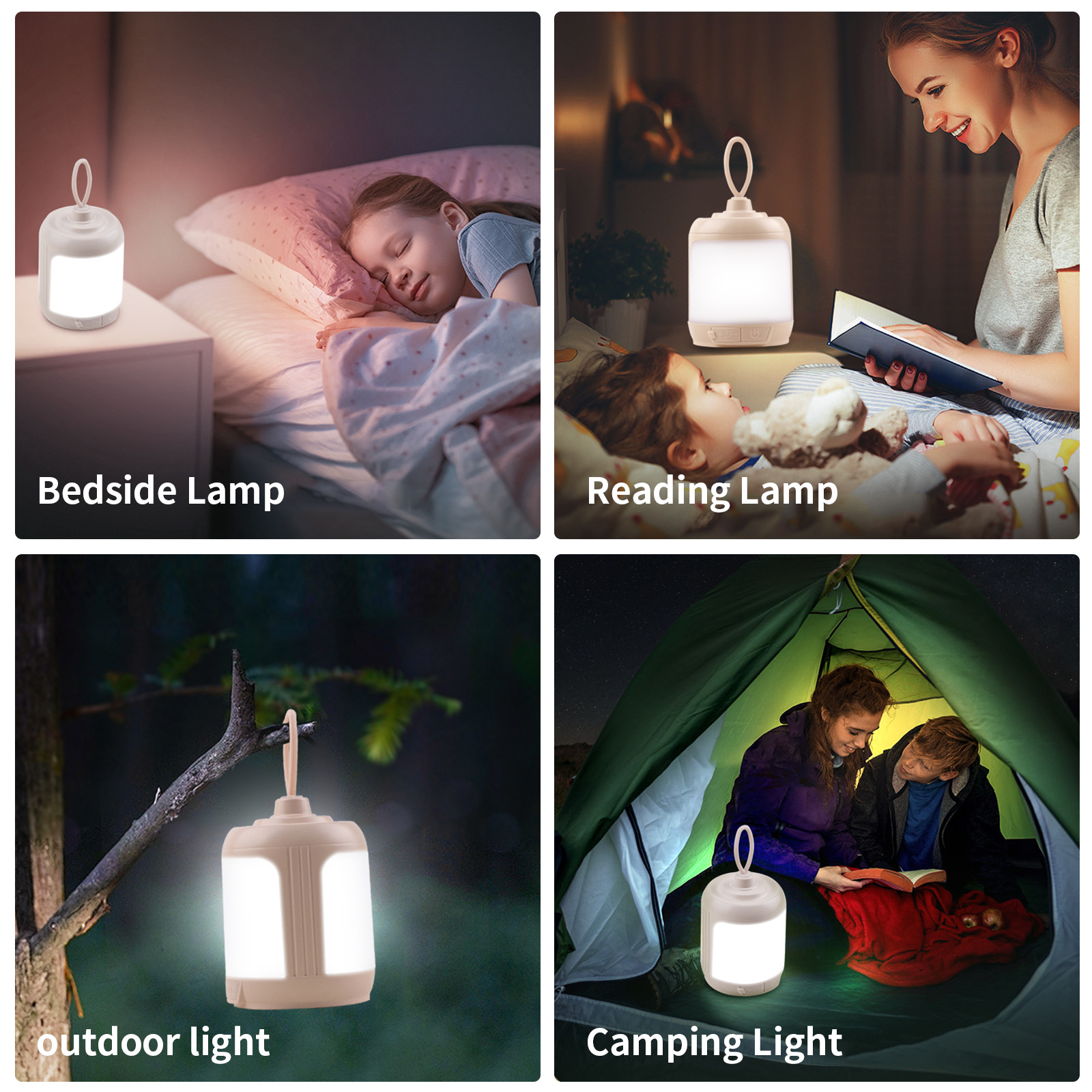 mini kültéri kempinglámpa hangulatlámpa USB töltő LED szuper fényes világítású sátorlámpa hordozható asztali lámpa_voghion.com