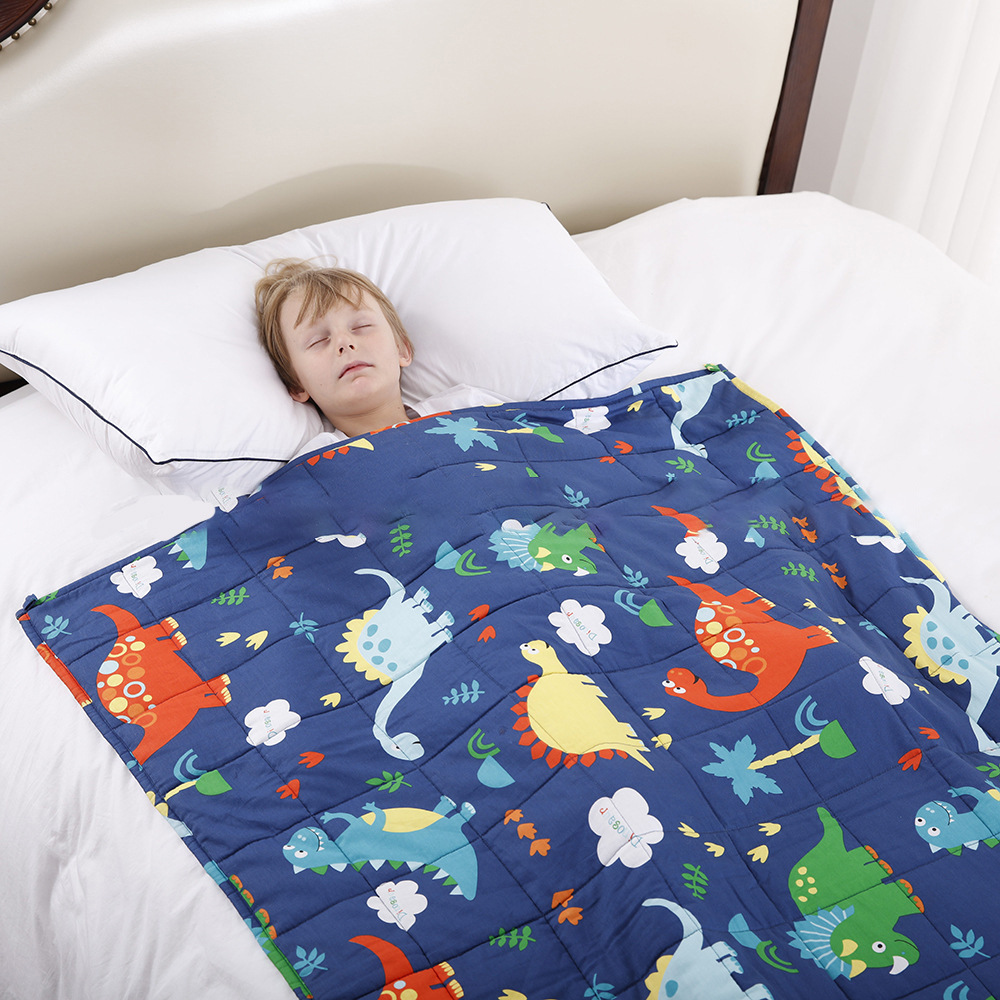 Suministro directo de fábrica de algodón para niños impresión de la gravedad de la manta de la gravedad de la manta Weighted blanket