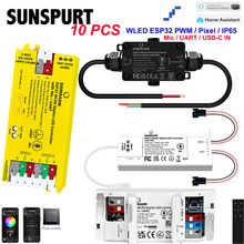 ESP32 WLED������SPI��Ѱַ�òʵƴ�WS2811 2812B SK6812 RGB5��1