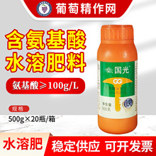 国光 铁肥 氨基酸铁肥 螯合铁铁肥黄叶肥料含氨基酸水溶肥料500g