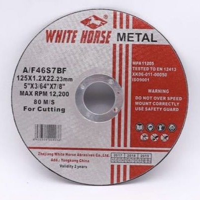 白马双网切割片 白马砂轮片 125*1.2*22