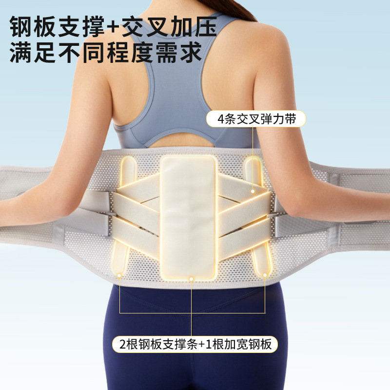 Wholesale waist support belt for prolonged sitting and standing, providing compression and support, suitable for all seasons, with high elasticity and breathability