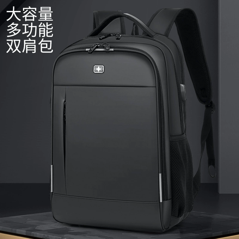 Capacious backpack, laptop for traveling, business version, 17.3inch