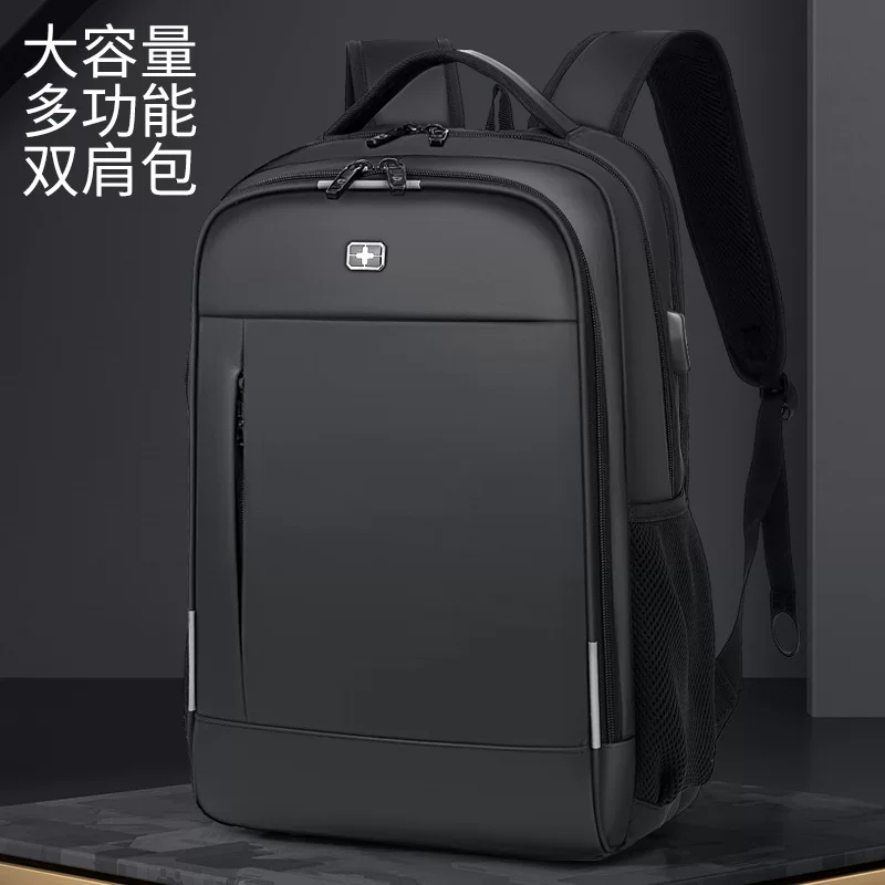 Capacious backpack, laptop for traveling, business version, 17.3inch