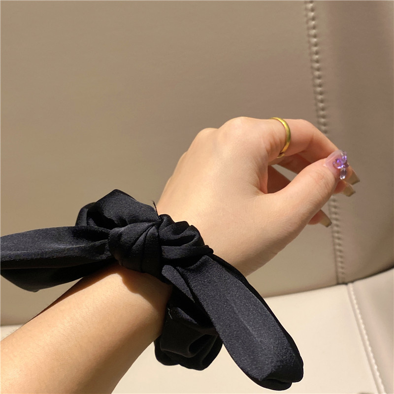 Holiday, Street Occasion Basic Simple Style Women's Solid Color Cloth Hair Tie