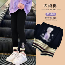 尾单纯棉260克羊毛拉架 高弹力超柔软百搭款女童打底裤 长裤