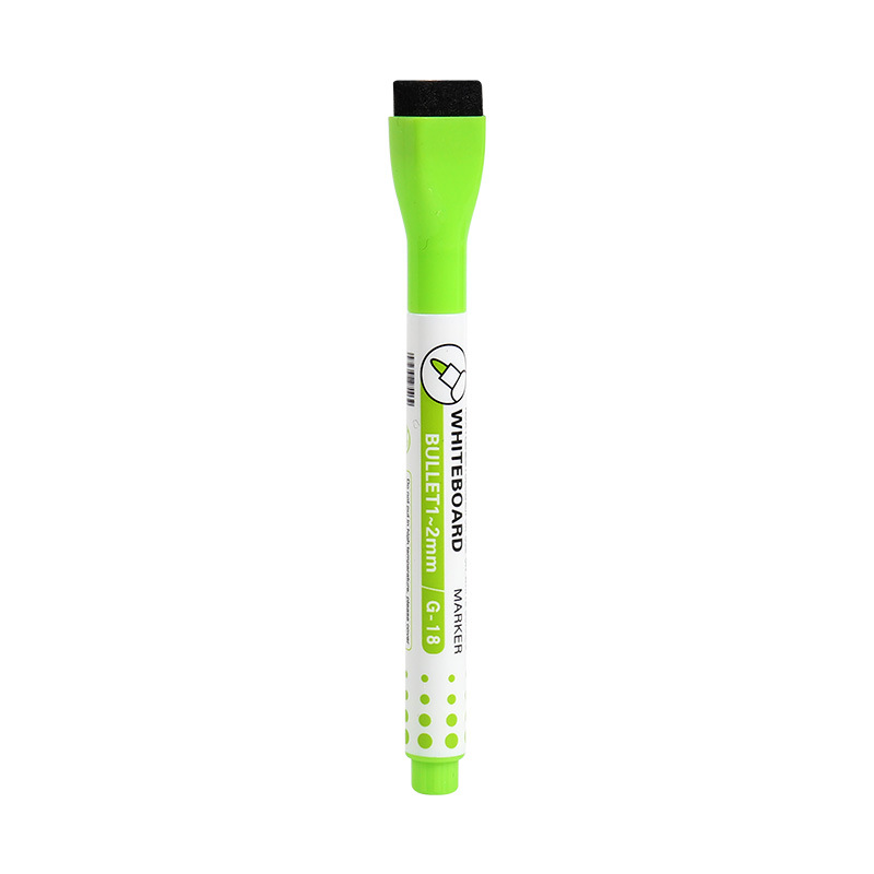 Pluma de pizarra Yihui pluma a base de agua pizarra magnética borrable con pincel pluma puede absorber el pincel de pintura de color para niños de cabeza delgada