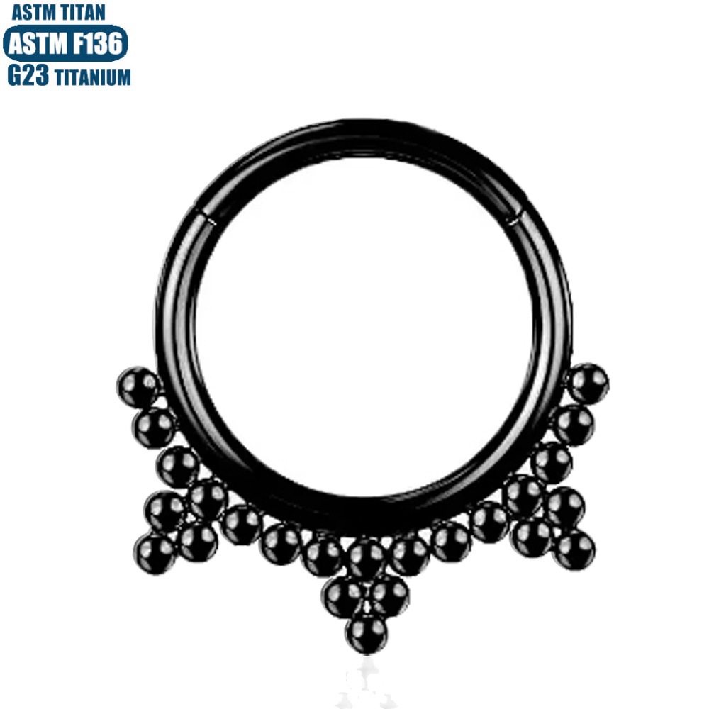 Labret piercing jewelry detail image