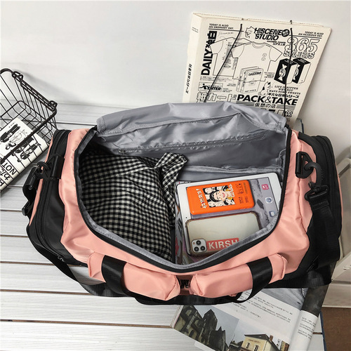 Large capacity travel bag luggage bag fitness sports bag boarding business trip bag accommodation bag travel bag factory goods wholesale