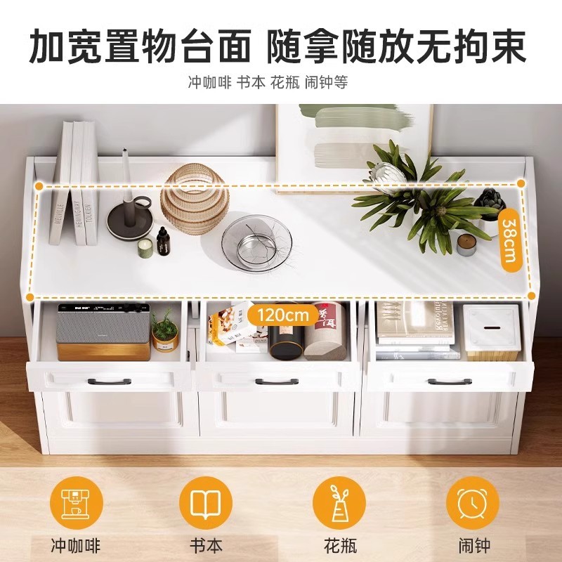 Armario de almacenamiento de sala de estar contra la pared armario de almacenamiento simple cajón moderno habitaciones armario de almacenamiento dormitorio armario doméstico