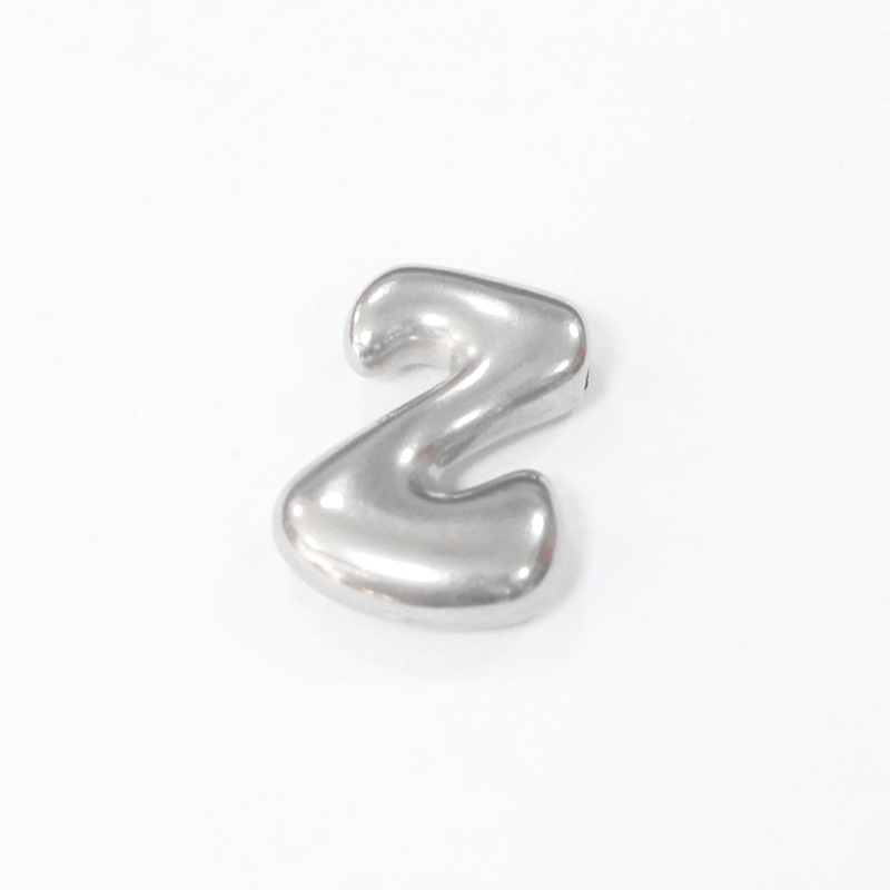 Steel-colored Z letter (with horizontal hole on top) thickness 5.0*width 13*height 18mm*aperture 1.8mm (unit weight 3.8g)
