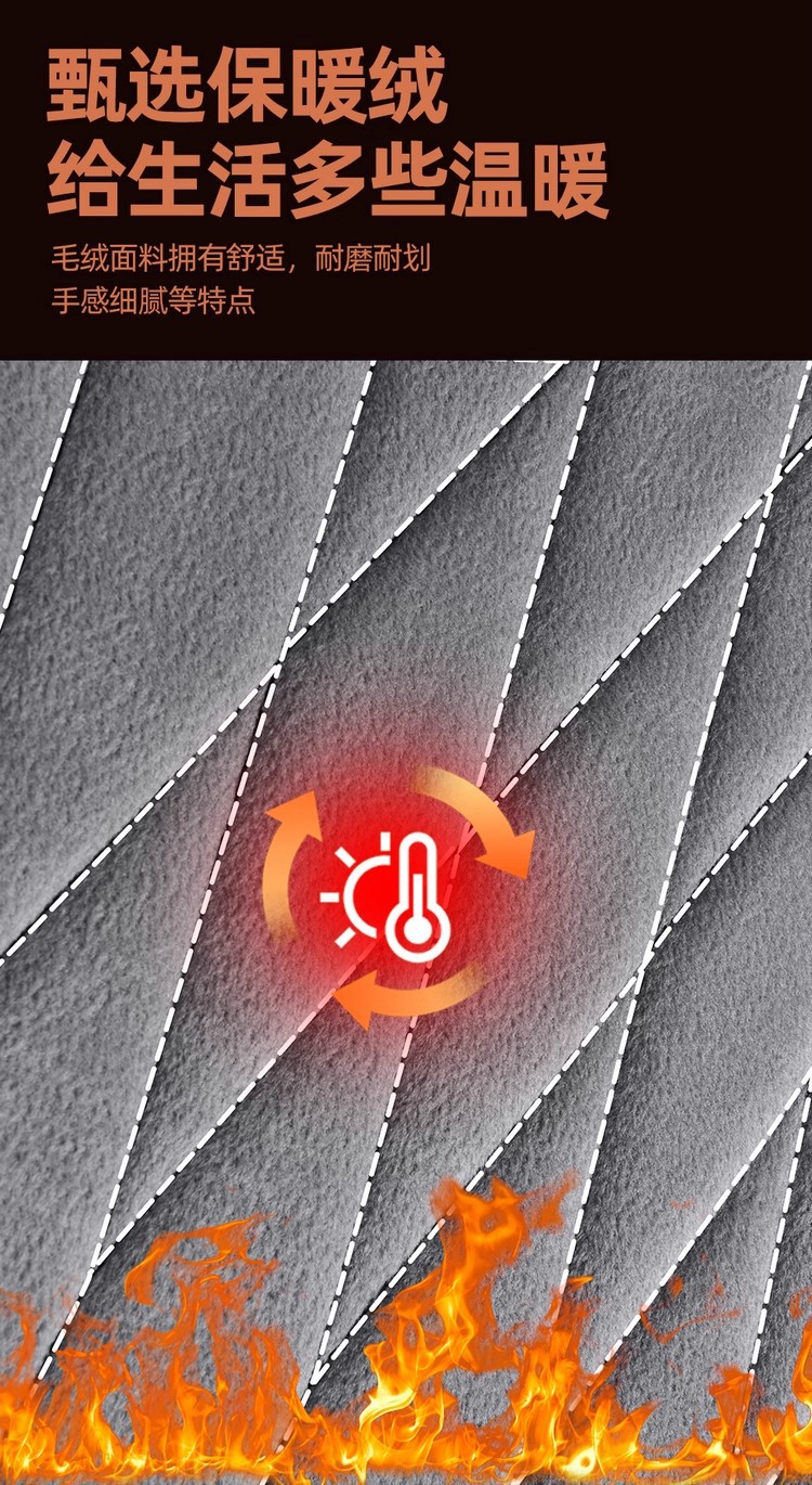 Car Heated Seat Cushion Graphene Car Interior Winter Warm Thick Plush Home USB Car Seat Electric Heating Pad