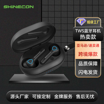 跨境亚马逊爆款真无线蓝牙耳机 智能降噪TWS私模耳机源头厂家定制