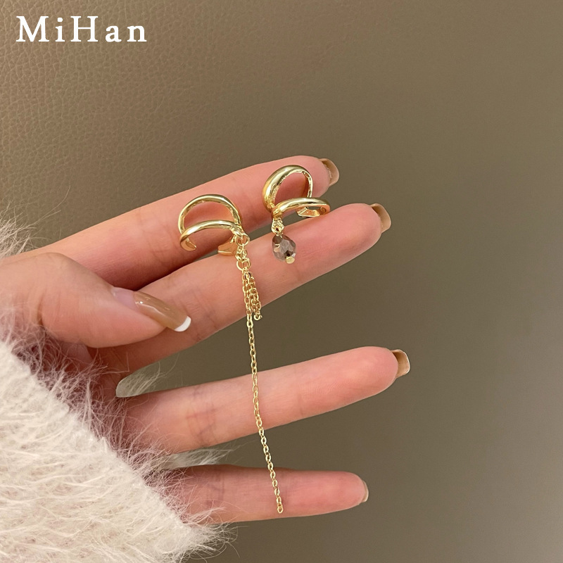 Earrings hip-hop style